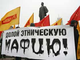 Пикет против нелегальной миграции партии "Родина". Фото Грани.Ru (с)