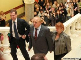 медведев в мгу.фото с айта: http: //svobodanews.ru
