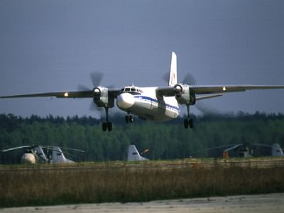 В Ростове при взлете потерпел аварию военно-транспортный самолет Ан-26