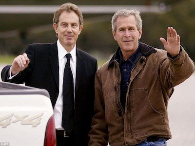 СМИ: Джордж Буш и Тони Блэр договорились о войне в Ираке за год до вторжения