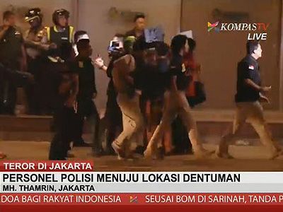 В Джакарте вновь прогремела серия взрывов