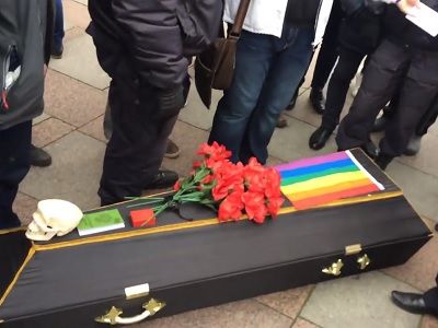 В Петербурге задержан участник ЛГБТ-акции