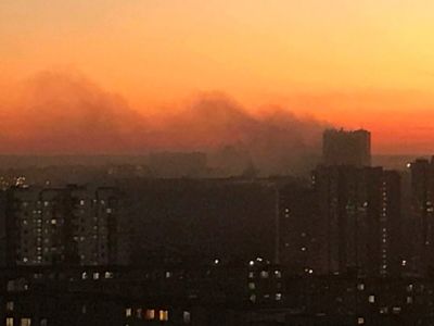 Пожар на объекте СВР в Москве, Фото: ТАСС
