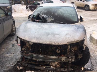 В Сергиевом Посаде подожгли автомобиль журналиста