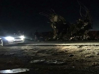 В Иране в результате взрыва в автобусе с военными погибли 20 человек