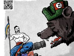 Не съесть тебе Украину! Карикатура А.Петренко: t.me/PetrenkoAndryi