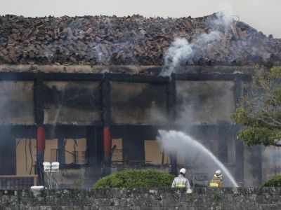В Японии сгорел замок Сюри, включенный в список наследия ЮНЕСКО