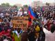 Пророссийский митинг в столице Нигера Ниамее, 30.07.23. Фото: t.me/zangaro